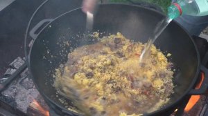Как приготовить кукурузную крупу с мясом?