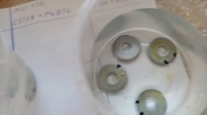 Стойкость эстеровых присадок в масло. Начало проверки.