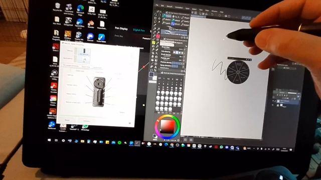 Huion Kamvas Pro 16 Plus won't click on Wacom Express Key Remote On-Screen Shortcuts in CSP смотреть онлайн