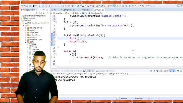 This constructor in java - Coding Wallah смотреть онлайн