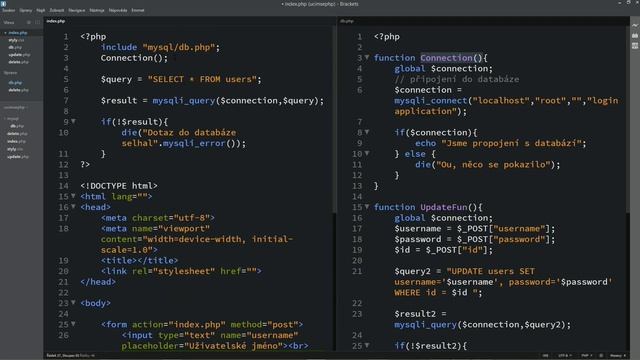 14. Databáze v PHP - Opravujeme index.php, aby zase přidávala data do databáze смотреть онлайн