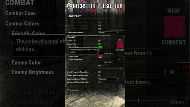 Change color of enemy attacks with Combat Cues смотреть онлайн