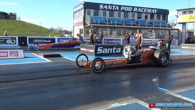 UK NATIONAL CHAMPIONSHIP DRAG RACING AT SPRINGSPEED NATIONALS - SANTA POD RACEWAY смотреть онлайн