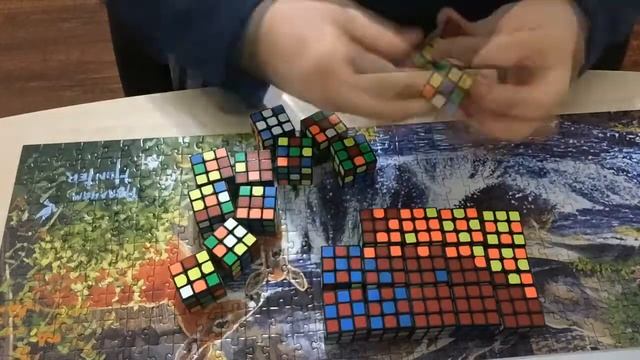 Statue of Liberty Rubik's Cube Mosaic смотреть онлайн