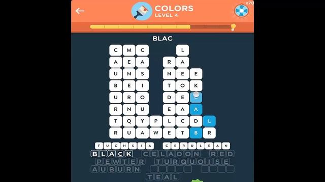 WordBrain 2 - Word Oracle Colors Level 1-5 Answers смотреть онлайн