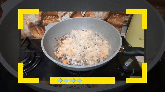 Картофель не очищенный от кожуры ,жареный на шкварках