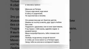 Мальчик из Питера /Алена Швец/с текстом