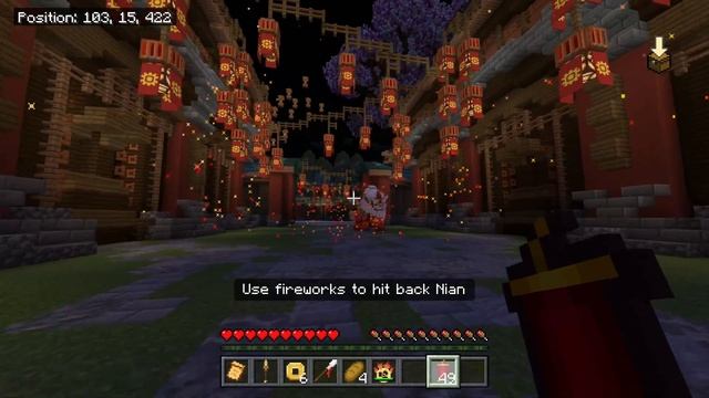 Minecraft Monster Attack: Nian Gameplay Review [Walkthrough] [Free Map] смотреть онлайн