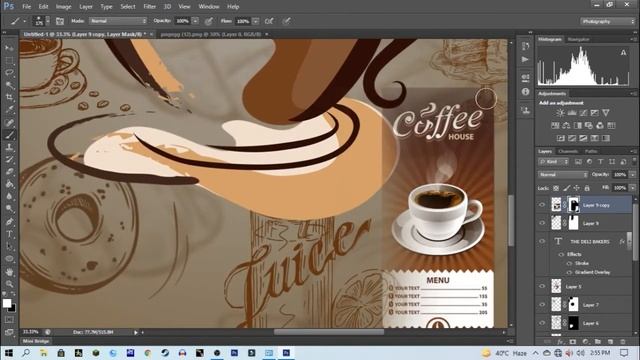 How I created Food Flyer by Using Sketch Pngs | Photoshop Tales смотреть онлайн