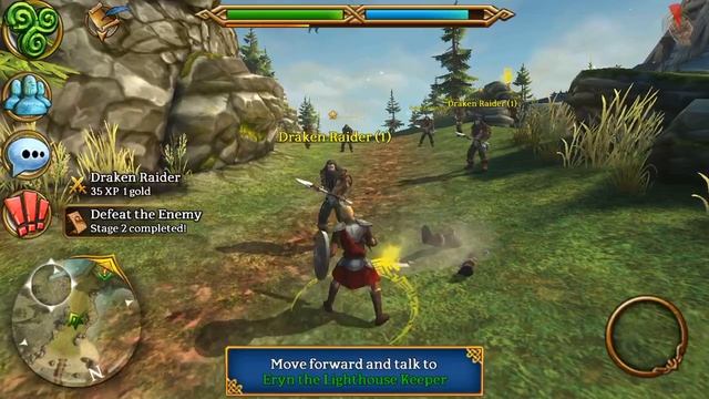 3D MMO Celtic Heroes - One Thumb Mobile смотреть онлайн