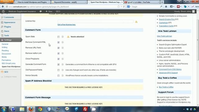Installing Spam Free Wordpress смотреть онлайн
