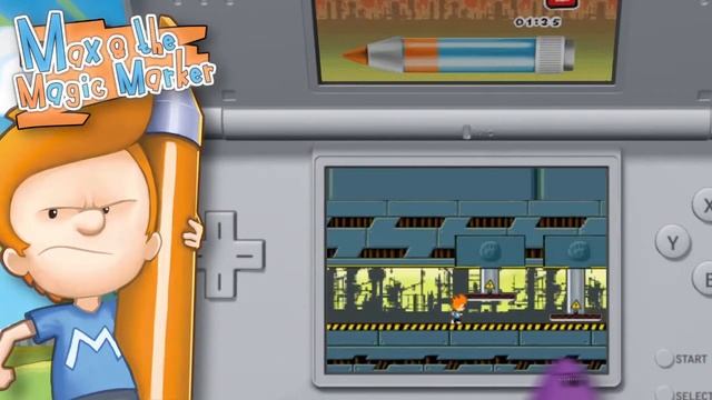 Max & the Magic Marker - Nintendo DS Gameplay HD смотреть онлайн