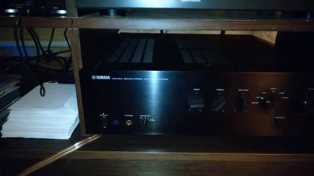 Усилитель Yamaha A-S 1000 и кассетная дека NAD 613 смотреть онлайн