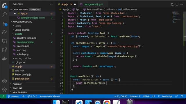 Preloading and Caching Assets while showing Splash Screen for Expo React Native Apps to Improve UX смотреть онлайн