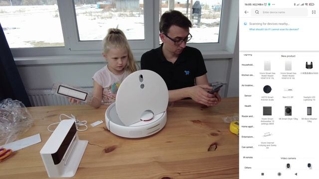 Робот пылесос Xiaomi Mijia Sweeping Robot 1S - распаковка и подключение к Алисе смотреть онлайн