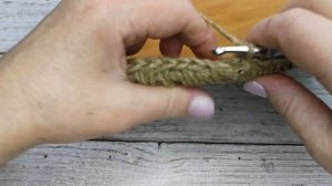 Вязание из джута Хлебница крючком #knitting from jute