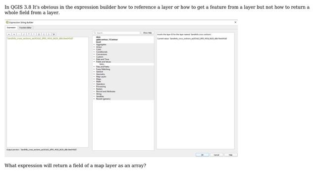 GIS: Return field as array from any map layer in QGIS expressions смотреть онлайн