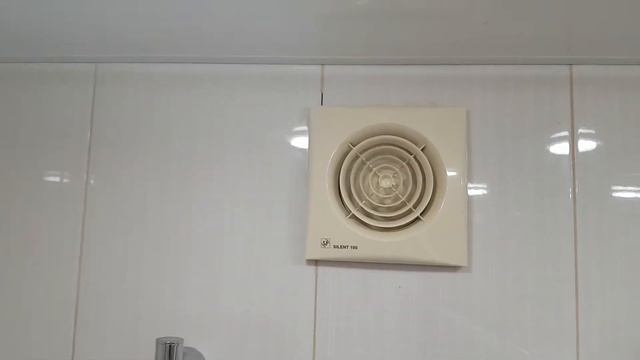 Работа вентилятора SOLER & PALAU Silent 100 смотреть онлайн