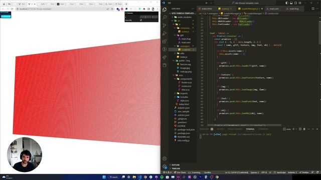 Image of particles in 3D using #threejs - Tutorial n°4 смотреть онлайн