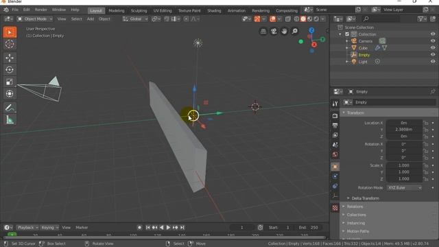 Blender Simple Deform Bend Modifier Blender 2.8 смотреть онлайн