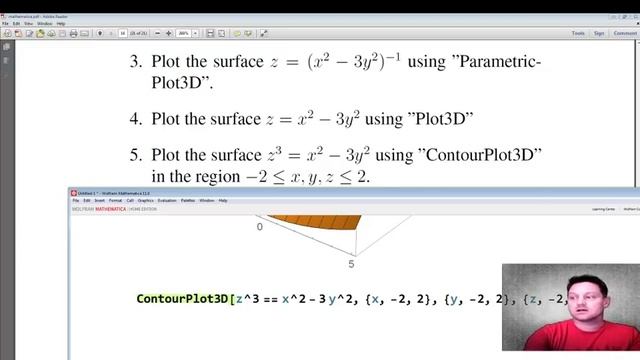 Mathematica Tutorial 19 - How to Plot Surfaces in 3D смотреть онлайн