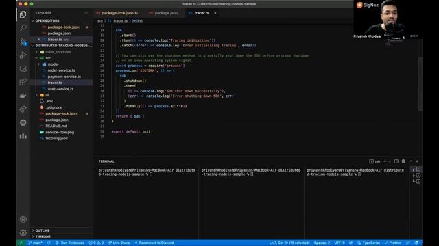 NodeJs OpenTelemetry - Implementing Distributed Tracing in a NodeJS Application using OpenTelemetry смотреть онлайн