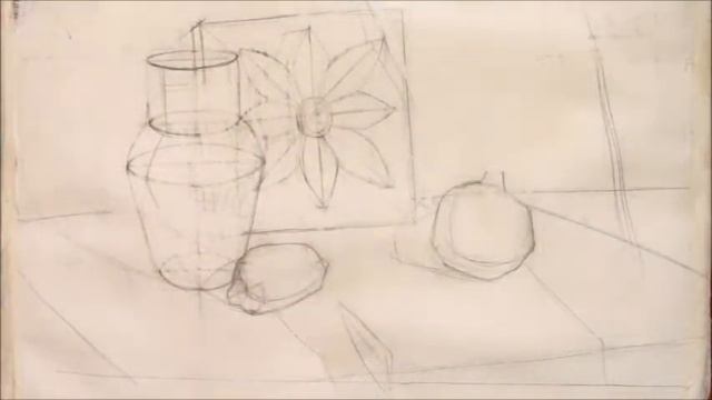 Мастер-класс для абитуриентов факультета искусств ОмГПУ. Натюрморт с гипс.розеткой в аквар. технике смотреть онлайн