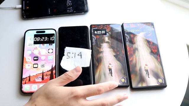 iPhone 14 Pro Vs Google Pixel 6 Vs Samsung Galaxy S22 Vs Google Pixel 6a Battery Life Comparison! смотреть онлайн
