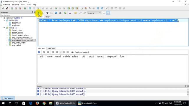 JOIN INDEX TRIGGERS with SQLite studio by Eng Hazem Al Rekhawi смотреть онлайн