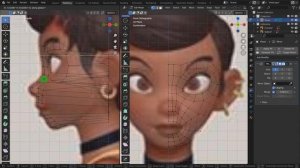 Создание персонажа в Blender. Делаем из маски лицо. Часть 2.