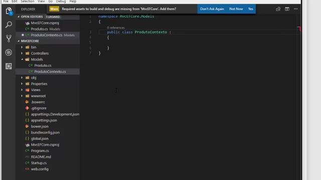 ASP .NET Core e EF Core - Usando o Visual Studio Code смотреть онлайн