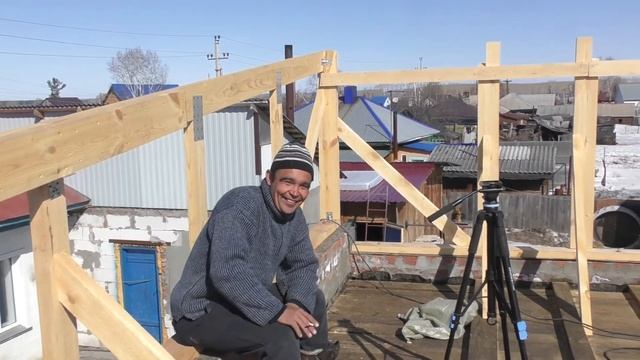 Гараж МЕЧТЫ / Строительство односкатной крыши / Стропильная система / Как сделать легко и быстро смотреть онлайн