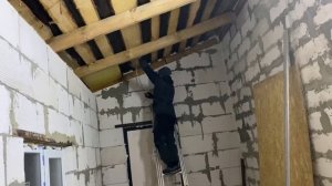 утепляем крышу пеноплэксом/первый слой