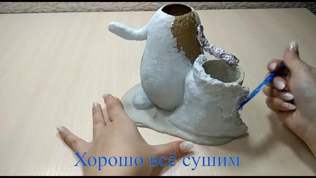 Мастер Класс. Как легко и просто сделать своими руками Снеговичек из папье-маше смотреть онлайн