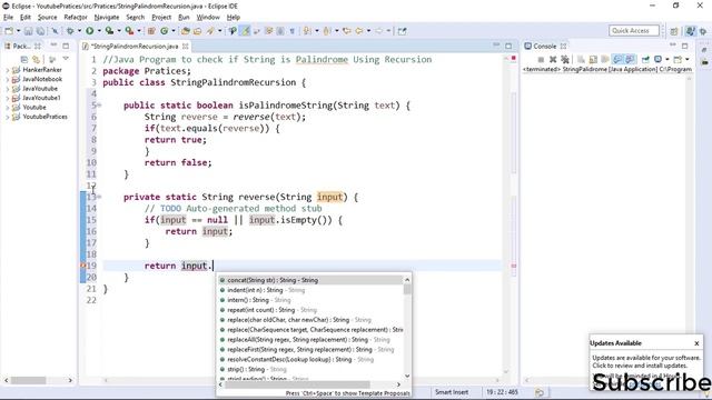 Java program to check whether a String is a Palindrome in java - Facebook Interview question смотреть онлайн