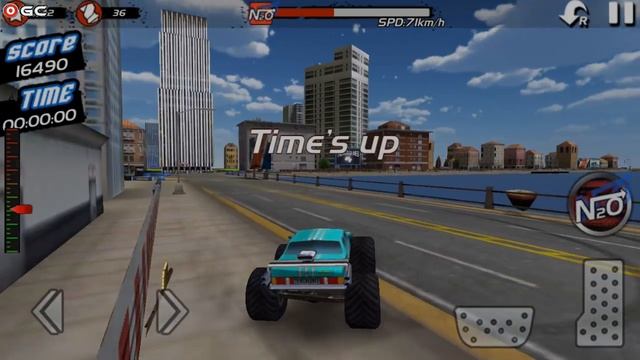 Monster Truck 4x4 Stunt Racer / Monster Truck Cars Games / Android gameplay FHD #4 смотреть онлайн