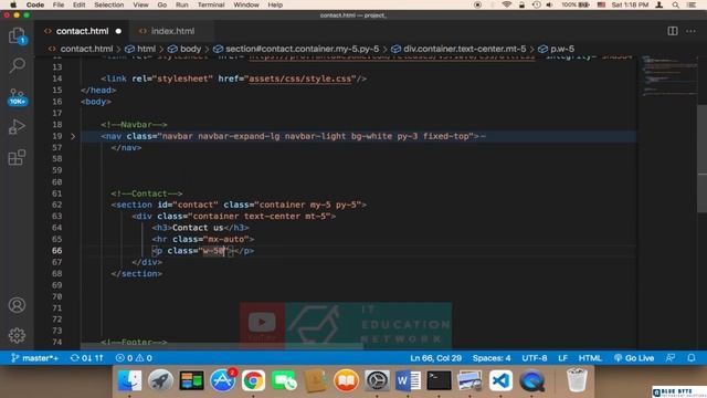 Ecommerce Website With PHP & MySql - 50 - Contact page смотреть онлайн