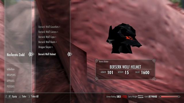 ▶Skyrim Special Edition: Berserk Wolf Armor ♦️MOD SHOWCASE♦️ | Killerkev ✔️