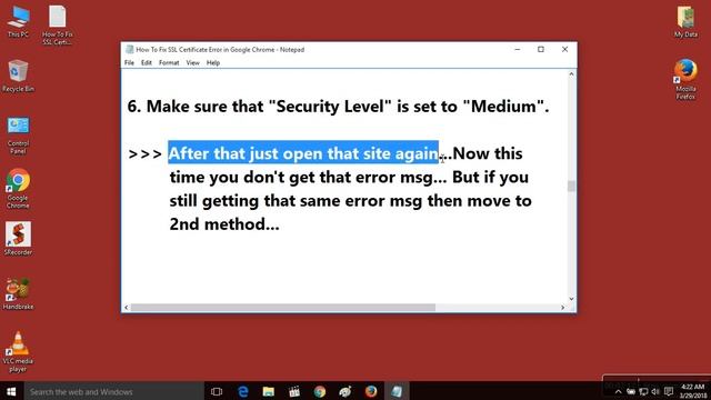 How To Fix SSL Certificate Error in Google Chrome ( 3 Simple Methods Updated) смотреть онлайн