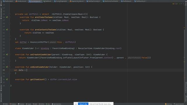 #11 (Food app , mvvm , room , kotlin , coroutines , hilt) show favorite meals in favorite fragmen смотреть онлайн