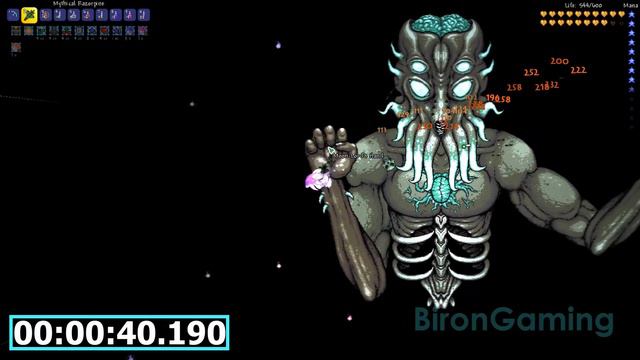Terraria - TOP 5 Magic Weapons vs Moon Lord | Comparison смотреть онлайн