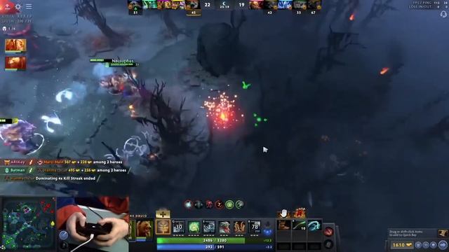 DOTA 2: Didn't get a Steam Deck yet so here's some steam controller highlights from my recent games смотреть онлайн