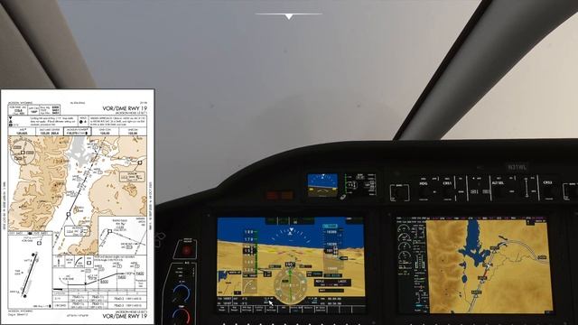 VOR/DME Approach in the TBM 930 | Microsoft Flight Simulator 2020 смотреть онлайн
