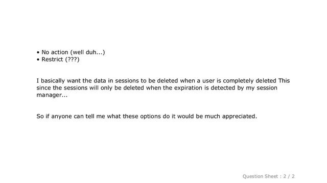MySQL : Setting up table relations what do "Cascade", "Set Null" and "Restrict" do? смотреть онлайн