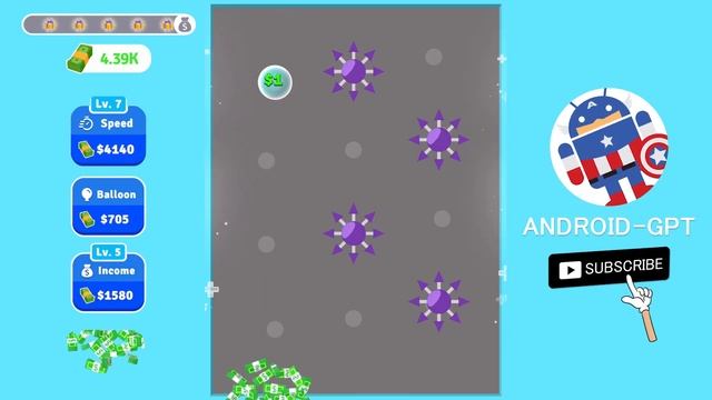 Satisfying Idle Game - MONEY BALLOON 3D смотреть онлайн