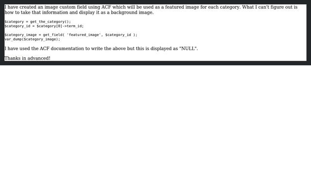 Wordpress: Get image data from advanced custom field смотреть онлайн