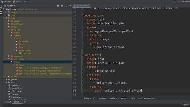 73 - Unit test stage Run JUnit tests with GitLab CI смотреть онлайн
