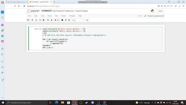 Arda Özdemir 9/C python kodlama çalışması 2 смотреть онлайн