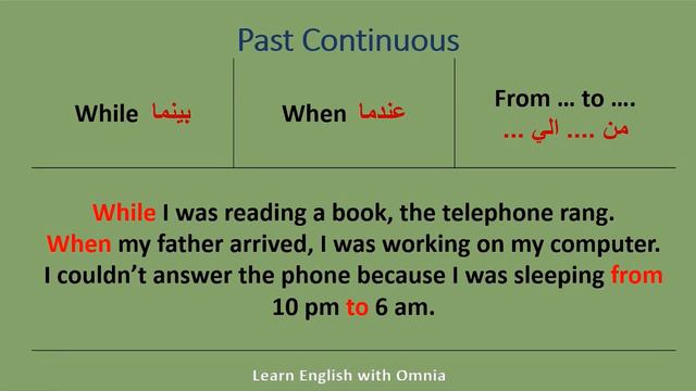 كل الكلمات الدالة على جميع الازمنة في اللغة الانجليزية | English with Omnia смотреть онлайн