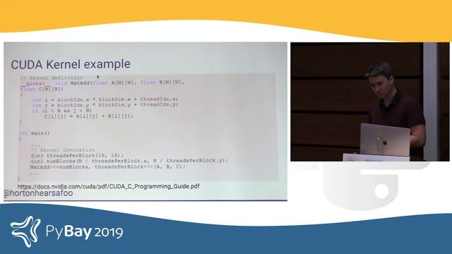 CUDA in your Python Parallel Programming on the GPU - William Horton смотреть онлайн